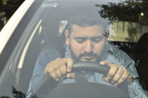 Drunk driver behind the wheel